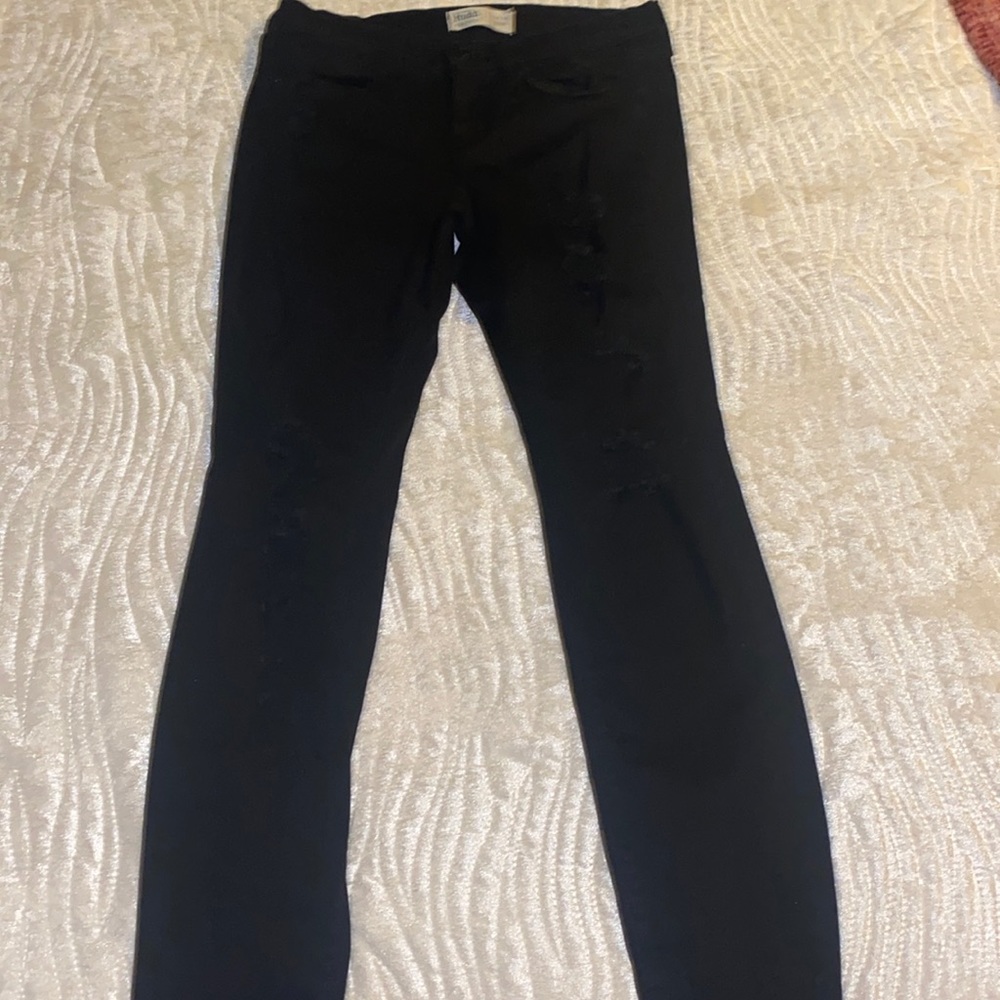 Mudd Womens Black Ripped Skinny Jeans